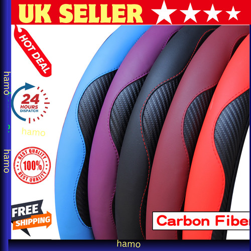 Leather car steering - leather,
