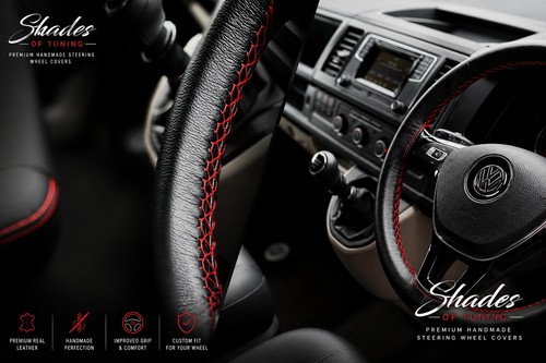 Real leather steering - leather, wheel