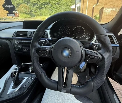 Bmw custom leather flat bottom - bmw,