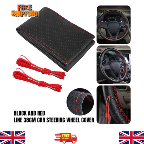 Leather diy car steering - car, wheel