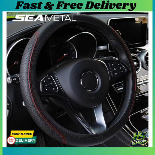 Leather car steering wheel - leather,