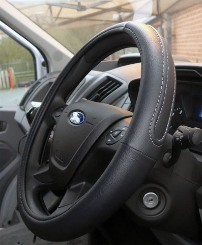 Black steering wheel - steering, cover