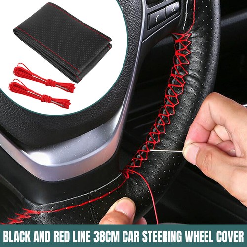 Suede steering wheel cover - suede,