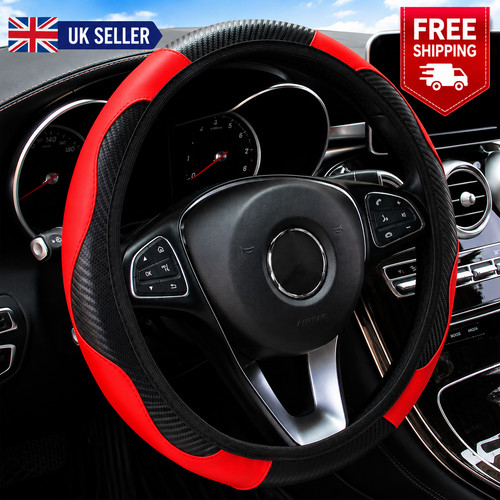 Leather car steering - car,