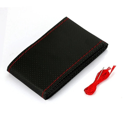 Leather diy car steering wheel - leather,