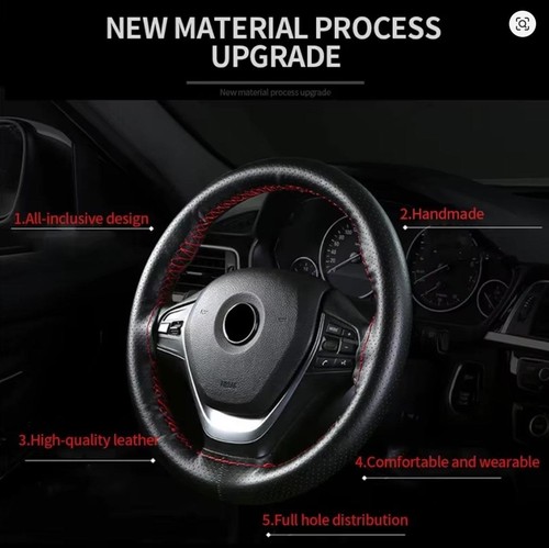 Steering wheel cover black - wheel,