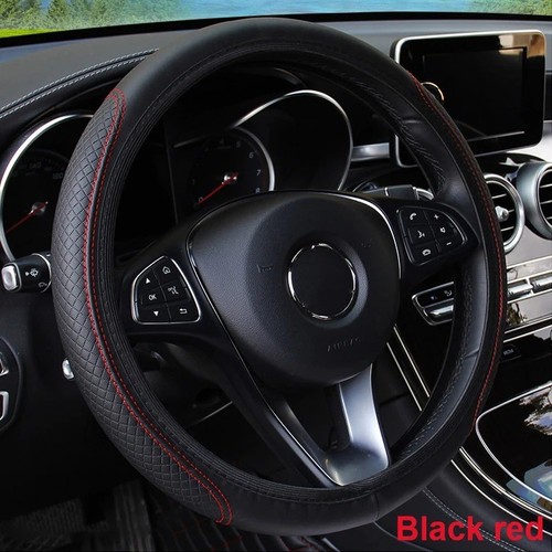 Leather car steering - car,