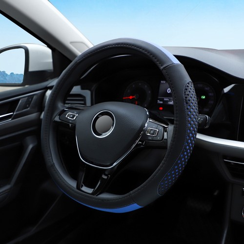 Blue car steering wheel cover - wheel,