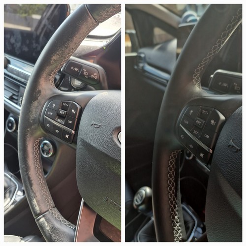 Leather steering wheel repair - leather,