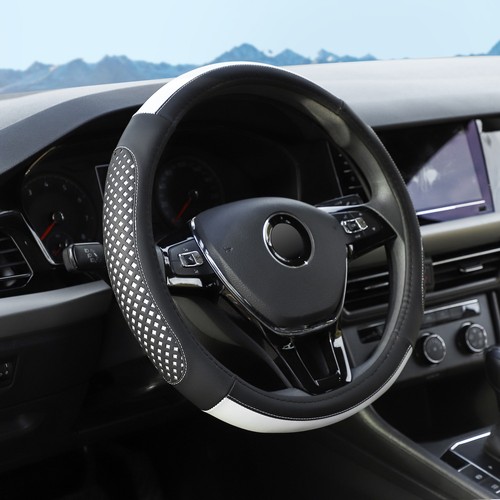 White car steering - white, cover
