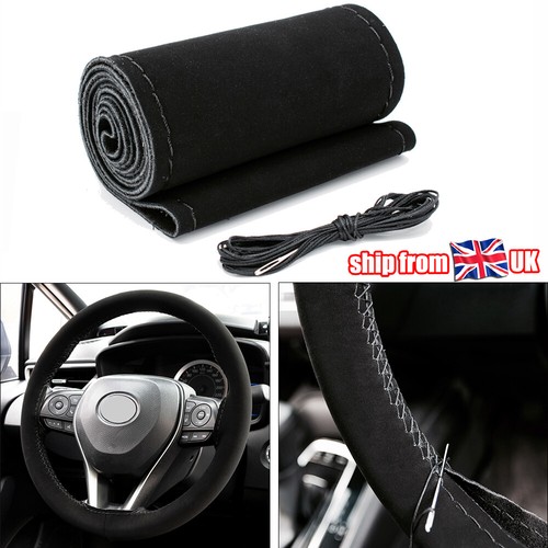 Car suede leather steering - leather,