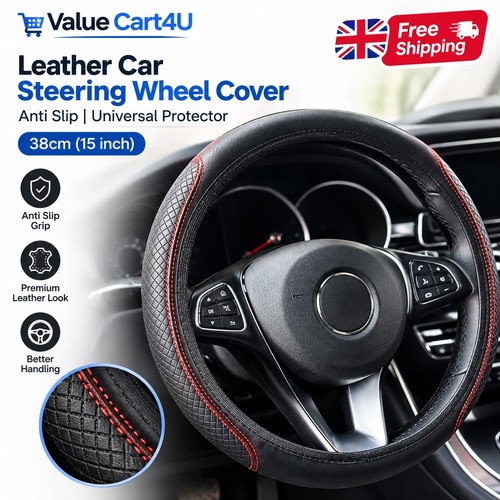 Leather car steering wheel - leather,