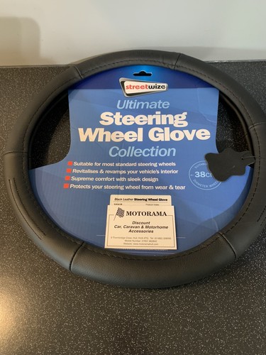Genuine leather car steering - leather,