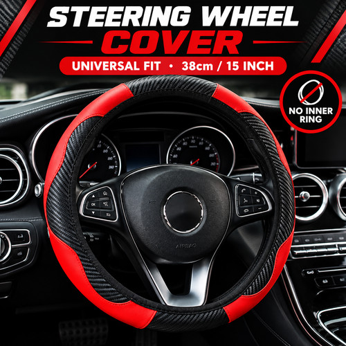 Leather car steering - car, wheel