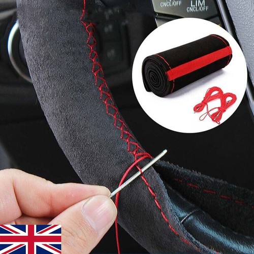 38cm suede car steering wheel - suede,