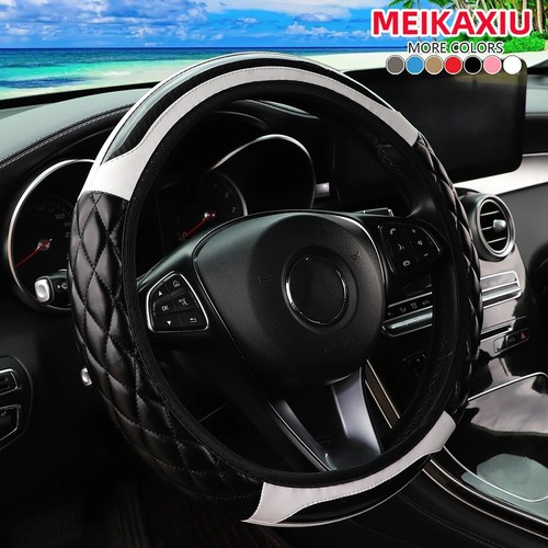Leather car steering wheel - car,